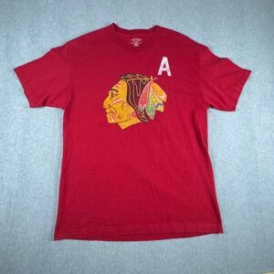 Old‎ Time Hockey NHL Chicago Blackhawks Mens Large Red Bobby Hull #9